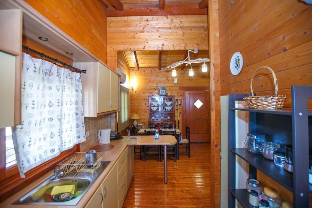Apartmán Wooden House In Ioánnina Exteriér fotografie